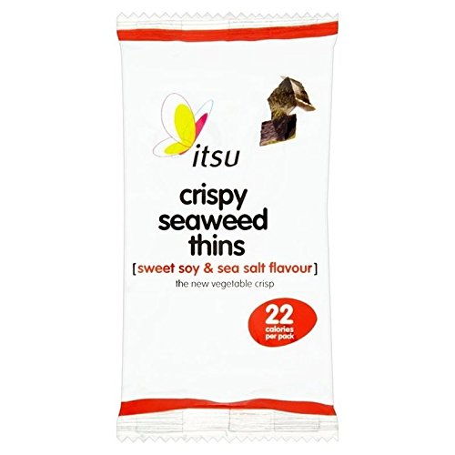 Itsu Seaweed Thins Sweet Soy & Sea Salt 5g, 6 Pack von KRISP