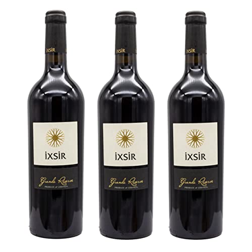 Ixsir - Grande Reserve Red - Rotwein trocken in 0,75 l Liter Glasflasche (3 x 0,75 l) von Ixsir