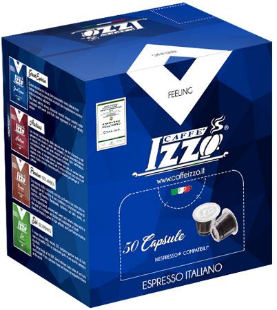 Izzo 100% Arabica Premium Espresso Nespresso®* Kapseln Alternative von Caffè Izzo