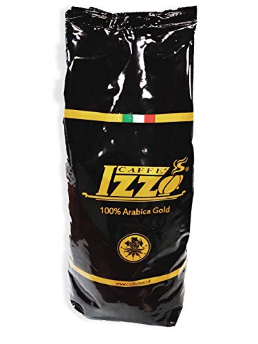 Izzo Gold 100 % Arabica ganze Bohnen in der Tüte 1 x 1000 g von Izzo