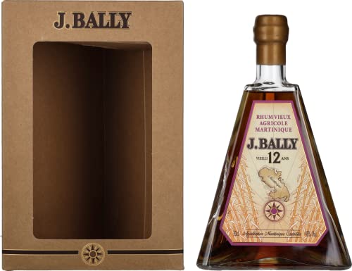 J. Bally Rhum Vieux Agricole Martinique 12 Ans D'Âge mit Geschenkverpackung (1 x 0.7 l) von J. Bally