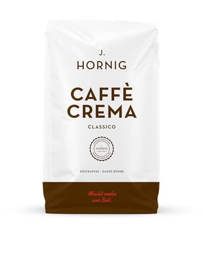 J. Hornig Kaffeebohnen Espresso, Caffè Crema Classico, 1kg ganze Bohnen, nussig-schokoladiger Geschmack, für Vollautomaten, Siebträgermaschine und Espressokocher J. Hornig Kaffeebohnen Espresso, Caffè Crema Classico, 1kg ganze Bohnen, nussig-schokoladiger Geschmack, für Vollautomaten, Siebträgermaschine und Espressokocher von J. Hornig