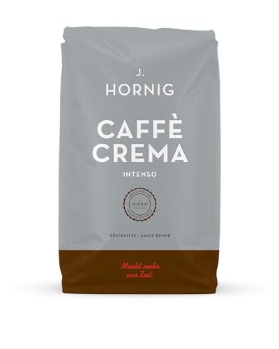J. Hornig Kaffeebohnen Espresso, Caffè Crema Intenso, 1kg ganze Bohnen, kräftig-schokoladiger Geschmack, für Vollautomaten, Siebträgermaschine und Espressokocher J. Hornig Kaffeebohnen Espresso, Caffè Crema Intenso, 1kg ganze Bohnen, kräftig-schokoladiger Geschmack, für Vollautomaten, Siebträgermaschine und Espressokocher von J. Hornig