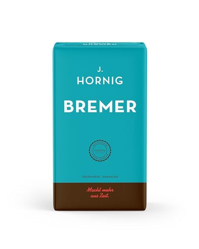 J. Hornig Kaffee gemahlen Bremer, 500g, kräftiges und würziges Aroma von J. Hornig