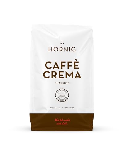 J. Hornig Kaffeebohnen Espresso, Caffè Crema Classico, 500g ganze Bohnen, nussig-schokoladiger Geschmack, für Vollautomaten, Siebträgermaschine und Espressokocher J. Hornig Kaffeebohnen Espresso, Caffè Crema Classico, 500g ganze Bohnen, nussig-schokoladiger Geschmack, für Vollautomaten, Siebträgermaschine und Espressokocher von J. Hornig