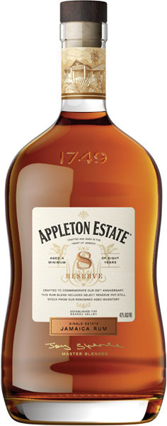 Appleton Estate Reserve 8 Years 43% vol. 0,7 l von J. Wray & Nephew Ltd.