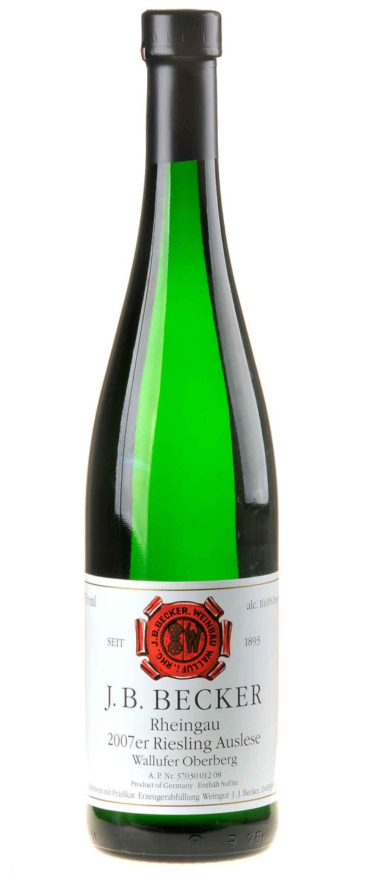 J.B.Becker Riesling Wallufer Oberberg Auslese 2007 von J.B.Becker