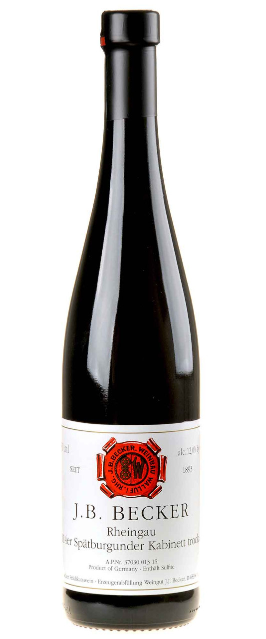 J.B.Becker Spätburgunder Kabinett trocken 2014 von J.B.Becker