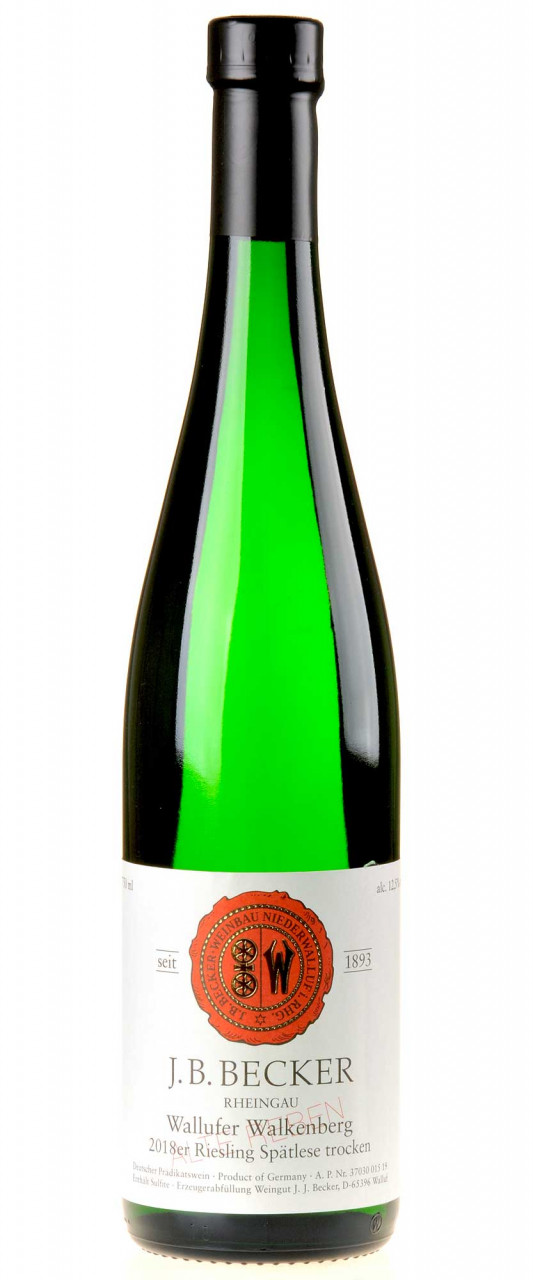 J.B.Becker Riesling Alte Reben Walkenberg Spätlese Trocken 2018 von J.B.Becker