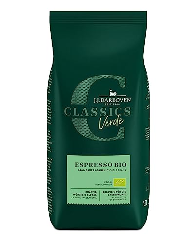 Kaffee CLASSICS VERDE Espresso Bio von J. J. Darboven, 500g Bohnen von J.J. DARBOVEN SEIT 1866