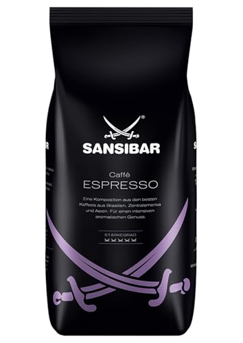 SANSIBAR Caffe Espresso 4x1000g ganze Bohne SANSIBAR Caffe Espresso 4x1000g ganze Bohne von Fairtrade J.J.Darboven