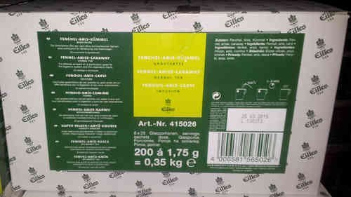 Eilles Fenchel Anis Kümmel Tee im Aromabeutel 200 x 1,75 Gr. von Eilles