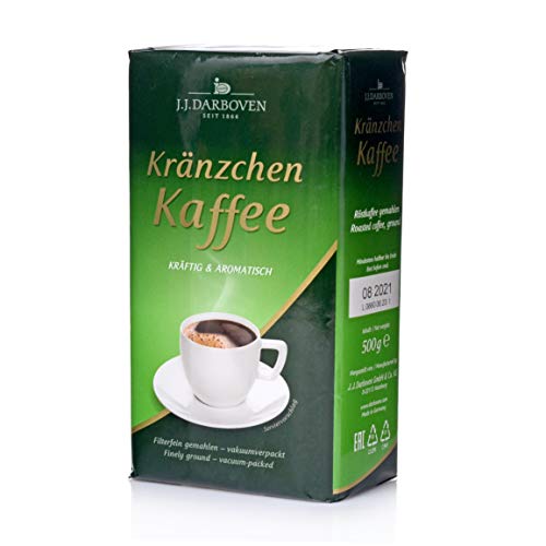 Darboven Kränzchen Kaffee 12 x 500g Röstkaffee gemahlen Darboven Kränzchen Kaffee 12 x 500g Röstkaffee gemahlen von Fairtrade J.J.Darboven