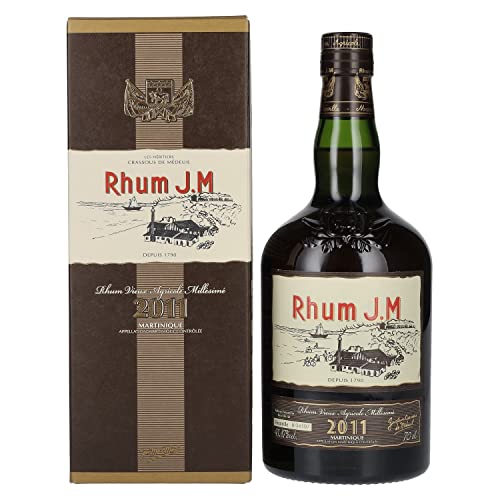 Rhum J.M Vieux Agricole Millésimé 2011 41,9% Vol. 0,7l in Geschenkbox von J.M Rhum