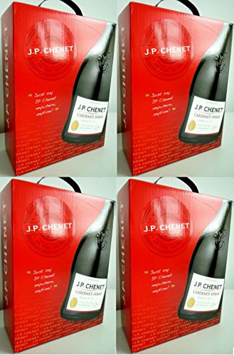 4 x J.P. CHENET CABERNET SYRAH FRANKREICH 3 Liter BAG IN BOX Incl. Goodie von Flensburger Handel von J.P. Chenet