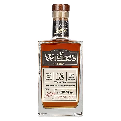 J.P. Wiser's 18 Years Old Blended Canadian Whisky 40% Vol. 0,7l von J.P. Wiser's