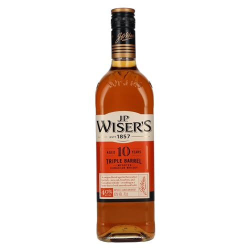 J.P.WISER'S 10 Jahre Triple Barrel Canadian Whisky (1x 0,7 l) von J.P. WISER´S