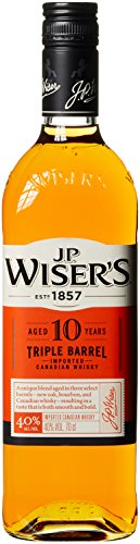 J.P.WISER'S 10 Jahre Triple Barrel Canadian Whisky (1x 0,7 l) von J.P. WISER´S