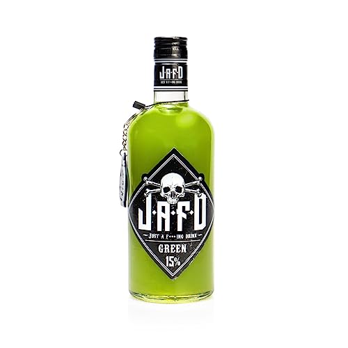 JAFD - Just a f***ing Drink "Green" (Rock Edition), Likör 15%, 0,7l Glasflasche (pfandfrei) von JAFD
