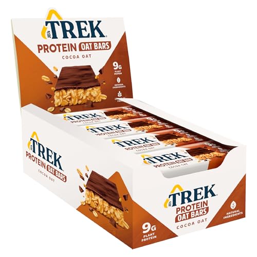 JB's TREK Protein Haferriegel I Cocoa Oat I Pflanzliches Protein I Glutenfrei I 16 x 50g Riegel I 800g von JB's TREK