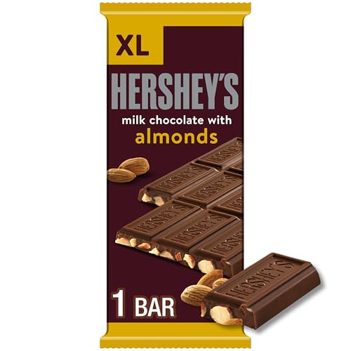 Milk Chocolate with Almonds Candy, Halloween Candy, 4.25 oz Bar von Hershey's