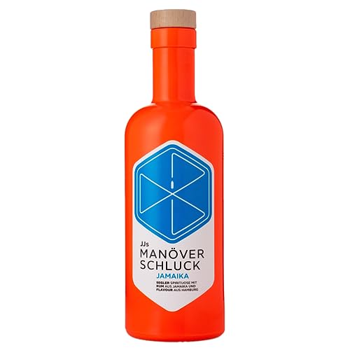JJs Manöverschluck Jamaika Flavoured Rum - Butterscotch & Mandarinen Aroma, 40% Vol. Segler Edition, 0,5l JJs Manöverschluck Jamaika Flavoured Rum - Butterscotch & Mandarinen Aroma, 40% Vol. Segler Edition, 0,5l von JJs MANÖVERSCHLUCK
