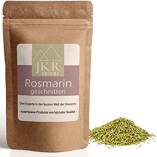 JKR Spices Rosmarin geschnitten - echter getrockneter Rosmarin | Ideal zum Kochen und für Tee | Perfekt für herzhafte mediterrane Gerichte | 100% natürlich ohne Zusätze - 1000g von JKR Spices