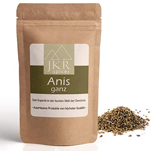 JKR Spices 500g Anissamen ganz, für Anistee, vegan, 100% naturrein von JKR Spices