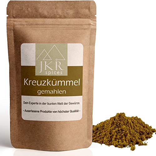 JKR Spices Cumin gemahlen - Kumin Kreuzkümmel Pulver - Cuminpulver aus gemahlenen Kreuzkümmelsamen | natürliches Gewürz in Premium Qualität - 1000g von JKR Spices