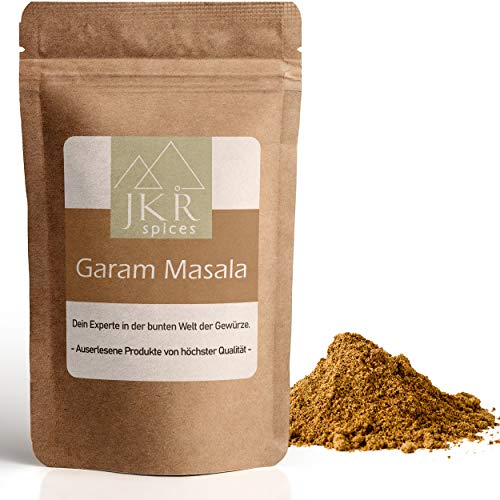 JKR Spices Garam Masala Gewürzmischung | aromatisches, indisches Gewürz - Masahla Garam | Ideal für orientalische Gerichte | 100% natürliche Zutaten in Spitzenqualität - 250g von JKR Spices