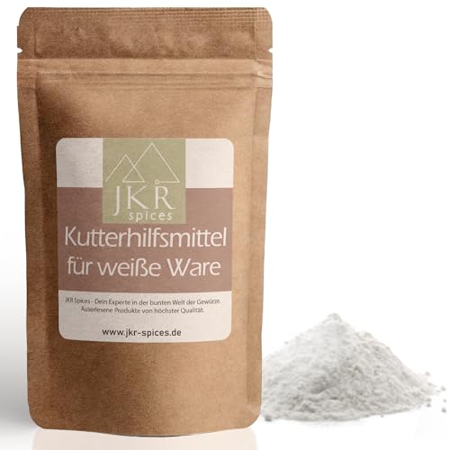 JKR Spices® Kutterhilfsmittel für weiße Ware 1000g - Zur Herstellung von brühwurstartige Erzeugnisse, Bratwurst, Weißwurst, Gelbwurst und viele weitere Fleisch- und Wusterzeugnisse. -OHNE Umrötung - von JKR Spices