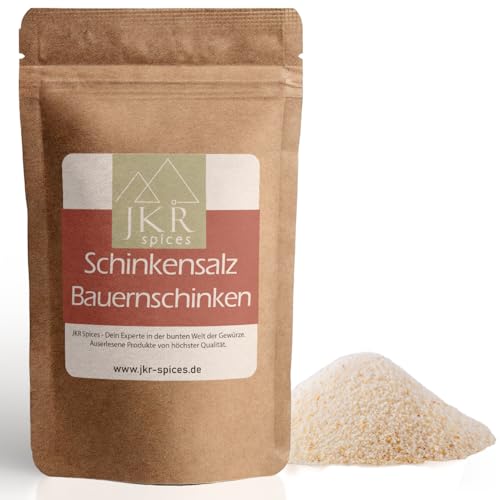 JKR Spices® Schinkensalz für Bauernschinken 1000g | Schinken Gewürzmischung mit Pökelsalz zur Herstellung feinster Schinken | Alles in einer Mischung | Im wiederverschließbaren Doypack (1000g) von JKR Spices