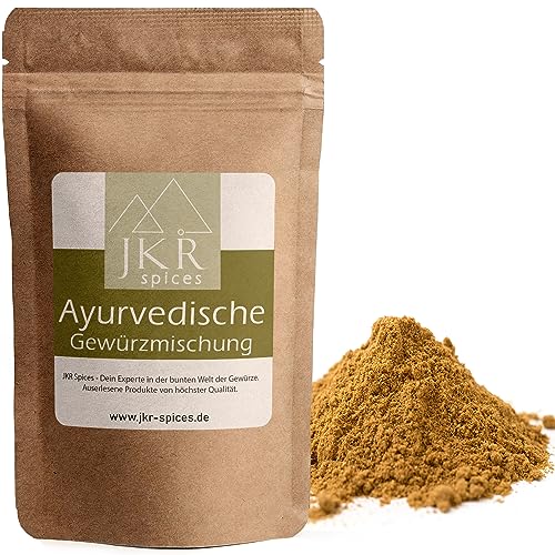 JKR Spices Ayurvedische Gewürzmischung 1000g | Cumin Kreuzkümmel, Koriander, Kurkuma und Muskatnuss | Traditionelle Ayurveda Gewürzmischung zum Kochen | CO² neutrale Verpackung von JKR Spices