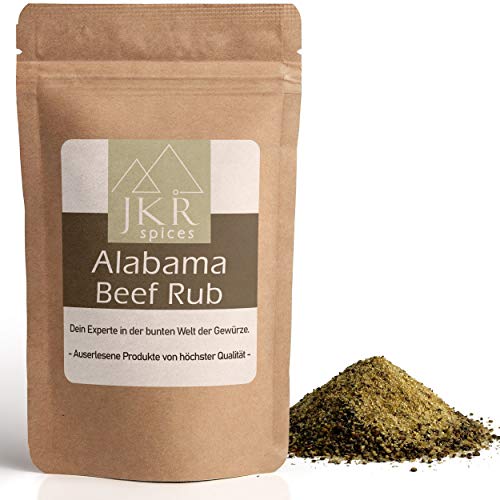 JKR Spices BBQ Beef Rub Alabama Trockenmarinade - Grill Marinade - Grill Gewürz Mischung - für Rind, Kalb und Wild - natürlich - 250g von JKR Spices