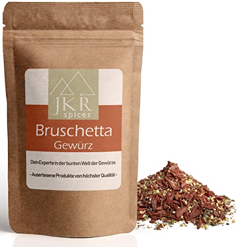 JKR Spices Bruschetta Gewürz - Gewürzmischung für Bruchetta mit Tomatenflocken & Kräutern | 100% Natürlich ohne Zusätze | italienischer Gewürzmix für Tomaten & italienische Gerichte - 1000g von JKR Spices