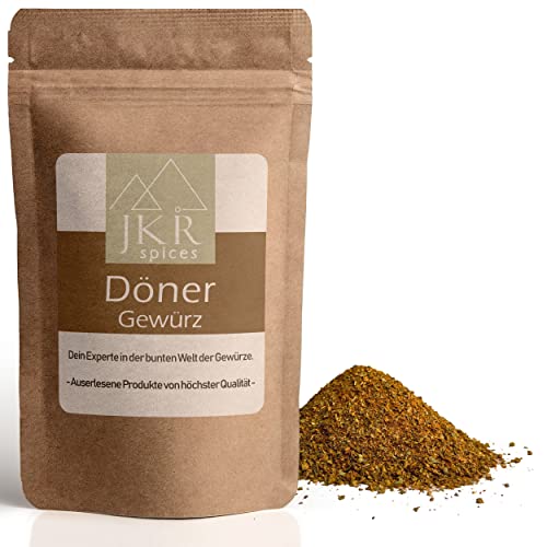 JKR Spices Döner Gewürzmischung - Gewürz Pulver Ideal für Kebab & Teigtaschen - Lamm, Hähnchen, Gemüse & herzhafte Gerichte | 100% natürliche Zutaten ohne Zusätze (250 GR) von JKR Spices