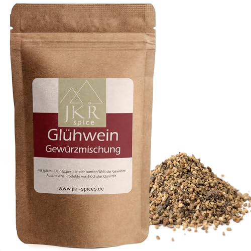 JKR Spices Glühweingewürz geschrotet 100g | Ideal für Glühwein, Punch, Glühgin und Bowle | Mit feinem Sternanis | CO² neutral verpackt von JKR Spices