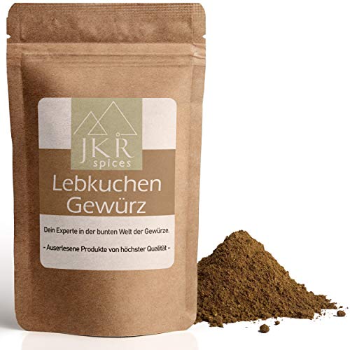 JKR Spices Lebkuchen Gewürz 250g - Gewürzmischung für Lebkuchen & Pfefferkuchen | Lebkuchengewürz Weihnachtsgewürz aus 100% natürlichen Zutaten | CO² neutral verpackt von JKR Spices