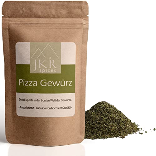 JKR Spices Pizzagewürz - Gewürzmischung, Pulver, Gewürz | Ideal zum Kochen für Pizzen und italienische Gerichte - Pasta, Nudeln und Co. (125 GR) von JKR Spices