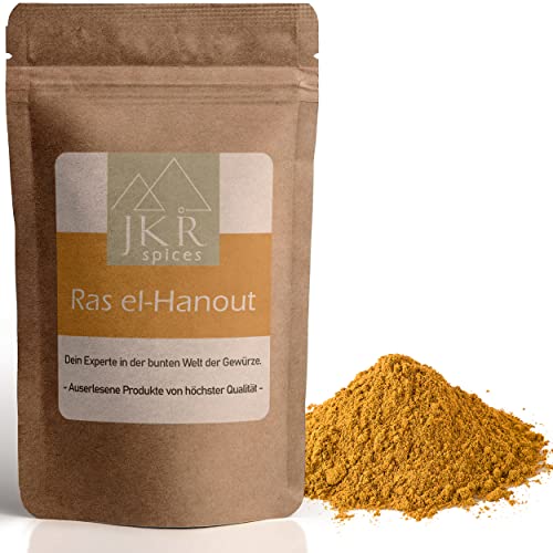 JKR Spices® 1000g Ras el Hanout Gewürzmischung - Ideal für marokkanische, orientalische Gerichte - vegan - für Gemüse, Fisch, Fleisch, Couscous Gewürz | 100% natürlich ohne Zusätze von JKR Spices