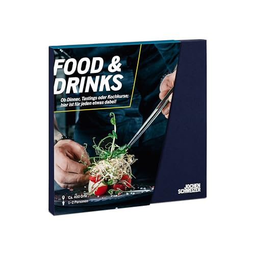 Jochen Schweizer Geschenkbox Food & Drinks, ca. 83 Erlebnisse an 400 Orten, Erlebnis-Gutschein für 1-2 Person Jochen Schweizer Geschenkbox Food & Drinks, ca. 83 Erlebnisse an 400 Orten, Erlebnis-Gutschein für 1-2 Person von JOCHEN SCHWEIZER