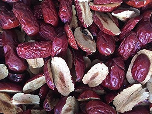 4 Pfund (1816 Gramm) Getrocknete Früchte Jujube Schnittscheiben Hochgradige chinesische rote Datteln Hong Zao aus Shanxi von JOHNLEEMUSHROOM RESELLER