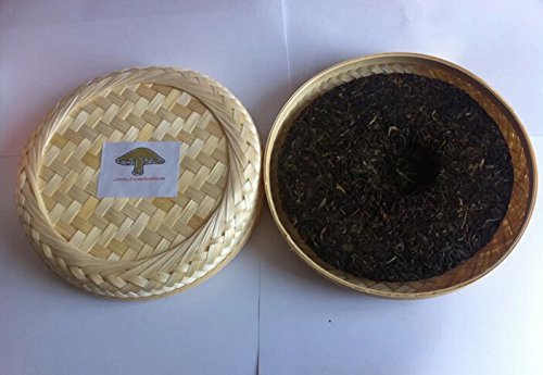 Pu erh schwarz Tee, Premium Grade fermentiert 357 Gramm Tee Kuchen Bambus Box Verpackung von JOHNLEEMUSHROOM RESELLER
