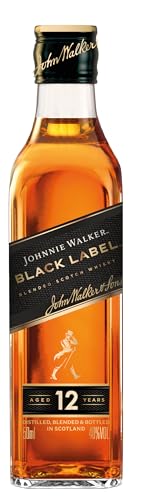 Johnnie Walker Black Label Scotch 12 Years Old PET Whisky (1 x 0.05 l) von JOHNNIE WALKER