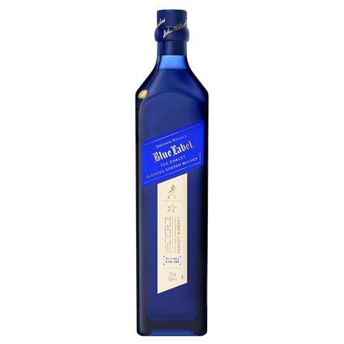 Johnnie Walker Blue Label Ice Chalet Limited Edition Blended Scotch Whisky in hochwertiger wendbarer Tasche 40 Prozent vol, 750 ml von Johnnie Walker Blue Label
