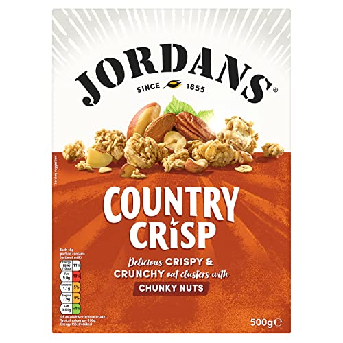 Jordans Country Crisp Chunky Nuts 500g - Premium Knusper Müsli von JORDANS
