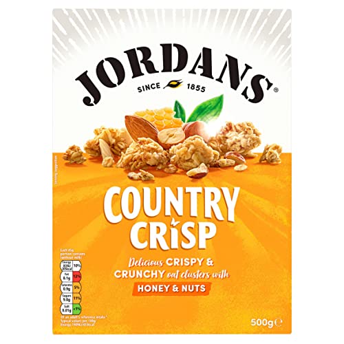 Jordans Country Crisp Honey Nut 500g - Premium Knusper Müsli von JORDANS