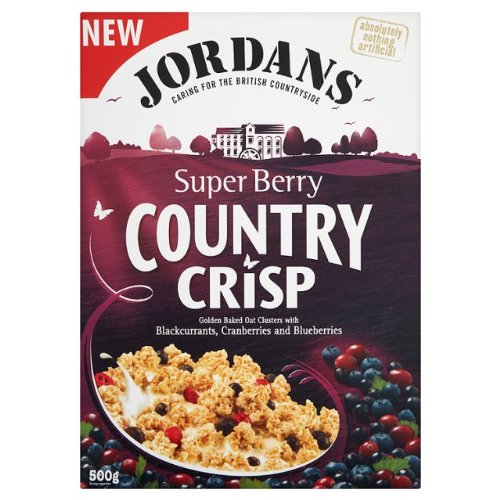 Jordans Country Crisp Super Berry 500g - Premium Knusper-Muesli von Jordans