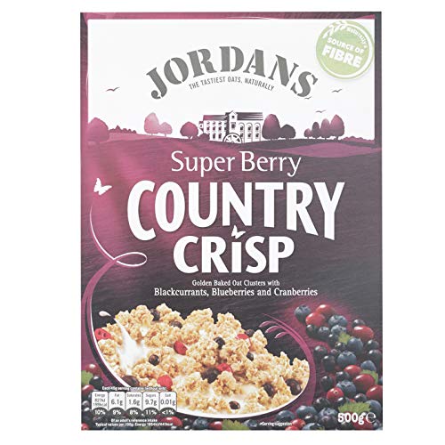 Jordans Country Crisp Super Berry 500g - Premium Knusper Müsli von JORDANS