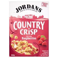 Jordans Country Crisp With Tangy Raspberries 500G von JORDANS